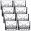 (8) Glass Stackable Serving Bowls for Ice Cream, Dessert, Fruit and Pudding 1