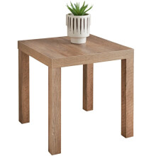 Oak Finish classic wooden Essentials Side Table Give your living room