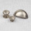 (64mm Cup Handle) Brushed Nickel Cup Handle 64mm & 38mm 42mm Knobs 17
