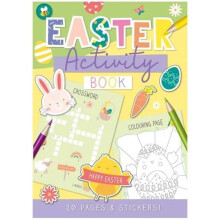 Easter Themed Bunny Egg Colouring & Sticker Activity Book A4 20 Page
