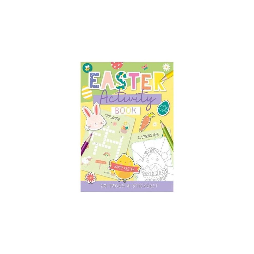 Easter Themed Bunny Egg Colouring & Sticker Activity Book A4 20 Page
