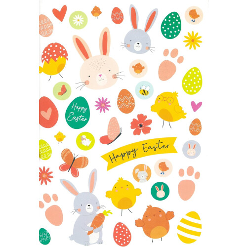 Easter Themed Bunny Egg Colouring & Sticker Activity Book A4 20 Page 1