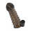 Cock Ring Vibrating Penis Sleeve - Enhancer & Delay Extender - Black 8