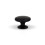 (38mm Knob) Matt Black Cup Handle 64mm & Round Knob 1