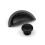 (38mm Knob) Matt Black Cup Handle 64mm & Round Knob 14