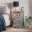 Mercers Furniture Corona Grey Narrow Pot Cupboard Bedside Cabinet Solid Wood Pine 1
