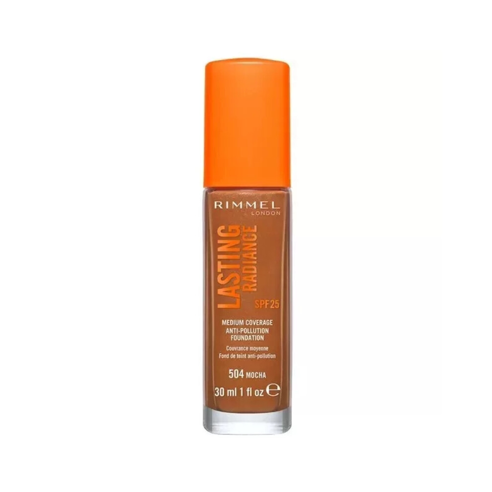 RIMMEL Foundation Lasting Radiance Medium Coverage 30ml SPF25 Mocha