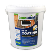 (Black, 20 Litres) Climashield Roof Coating - Roof Tile Coating Coloured Sealer, Breathable Paint