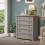 Mercers Furniture Corona Grey Wax Small 5 Drawer Chest Solid Wooden Pine bedroom 1
