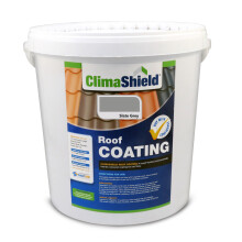 (Slate Grey, 20 Litres) Climashield Roof Coating - Roof Tile Coating Coloured Sealer, Breathable Paint