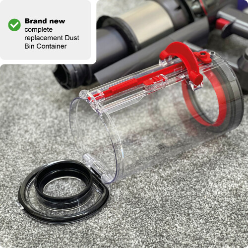 SPARES2GO Dust Bin Container + Washable Filter for DYSON V10 SV12 Animal Absolute Vacuum 1