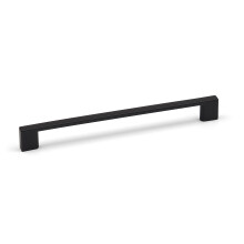 Matt Black Kitchen Cabinet Slim D Handle 160mm