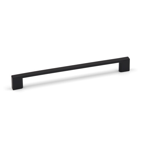 Matt Black Kitchen Cabinet Slim D Handle 160mm