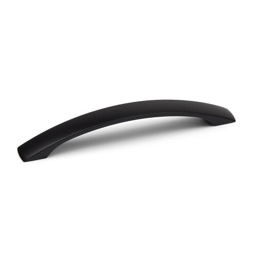 Matt Black Bar Handle Curved Arched Bow Pull Cabinet Unit