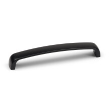 Matt Black D Bar Handle 160mm Fixing Curved Cabinet Door Drawer Pull