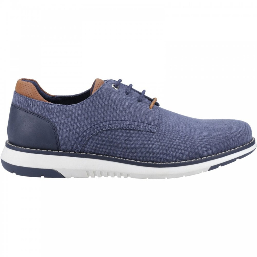 (6 (Adults')) Bruce | Navy | Mens Lace Up Shoes