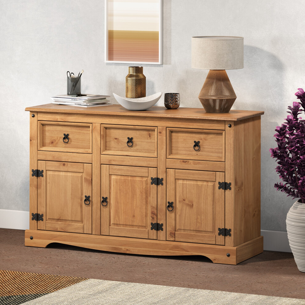 Corona Sideboard Large 3 Door 3 Drawer dining room Furniture