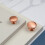 (76mm Cup	) Satin Copper Kitchen Handles Half Moon Cup & Knobs 11