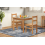 Mercers Furniture Corona Dining Table and 2 Chairs Rio Square Set Solid Pine Furniture 1