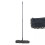 (Grey) 360° Extendable Microfibre Mop Double Sided Flat Floor Cleaner Sweeper Wet Dry 1