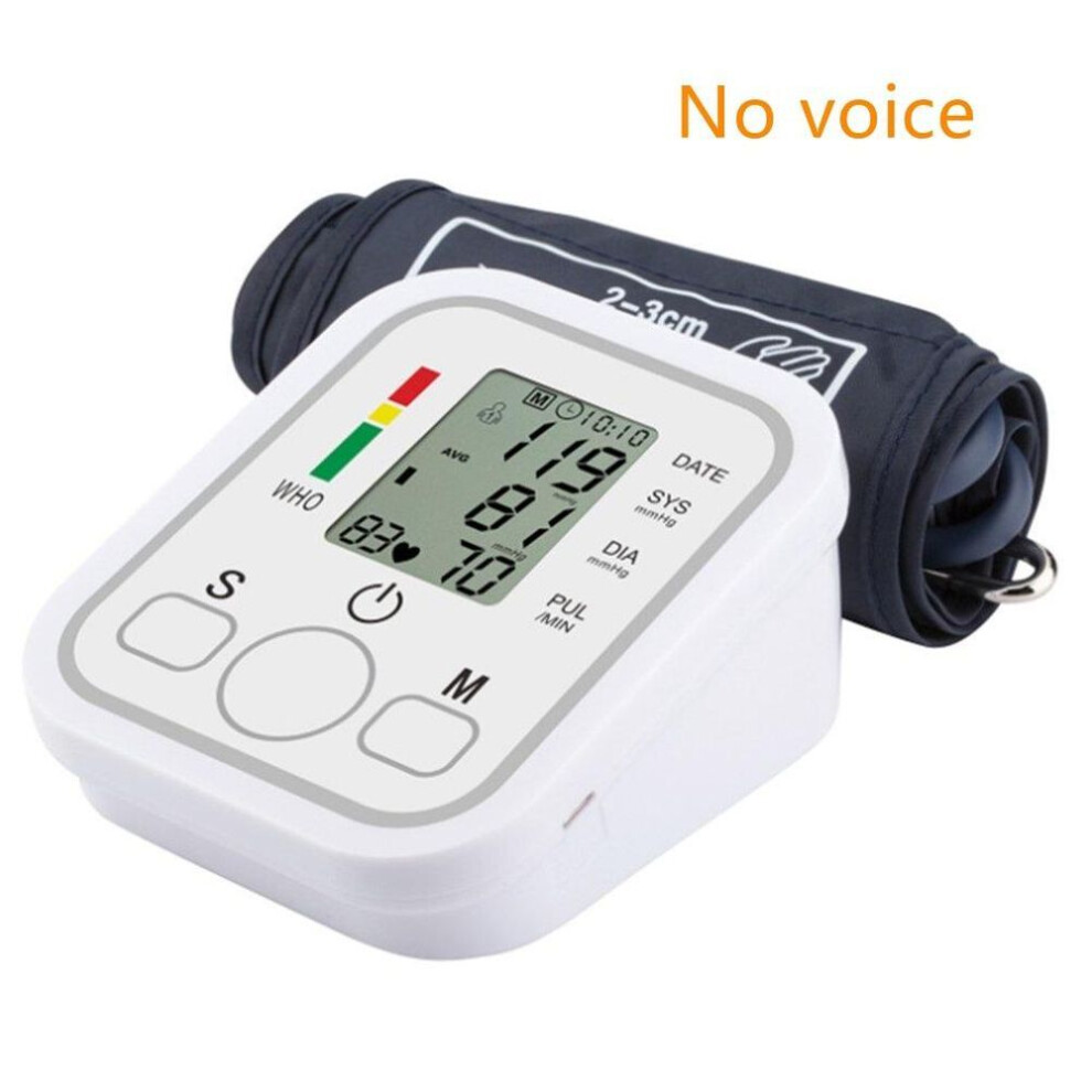 Digital Wrist Blood Pressure Monitor Usb Rechargeable Voice Heart Rate Bp Cuff Portable  Lcd Automatic Pulse Gauge Meter Home Sphygmomanometer