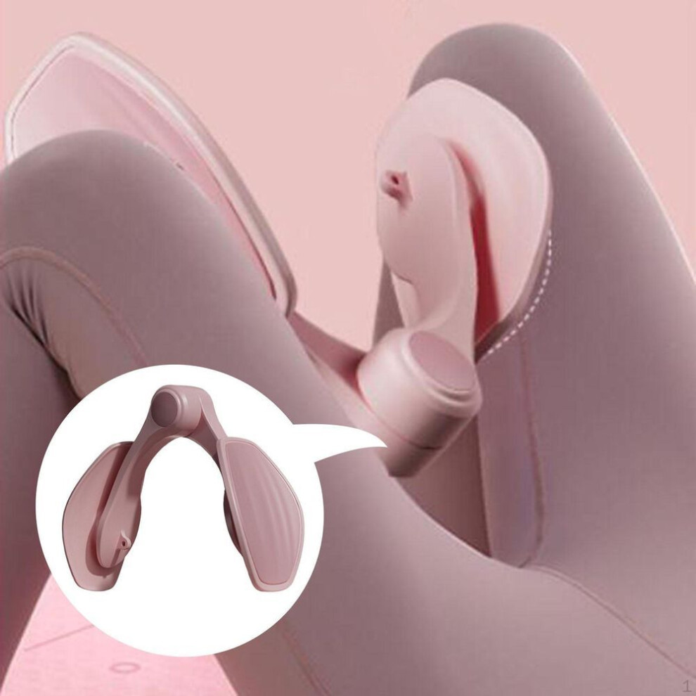 (pink) Hip Trainer , Pelvic Floor Muscle Leg Arm Kegel Exerciser Buttocks for Women Men Body Shaper