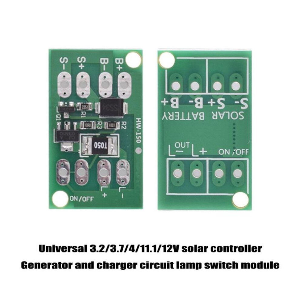 Solar Panels Led Lamp Control Switch Battery Charger Charging Controller Module