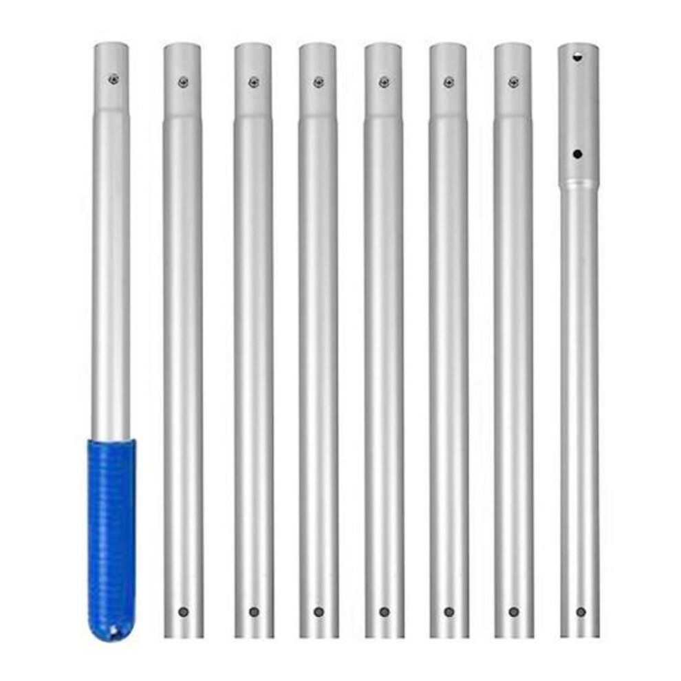Net Pole Replacement Rustproof Corrosion Resistant Adjustable Aluminum Swimming Pool Pole Accessories