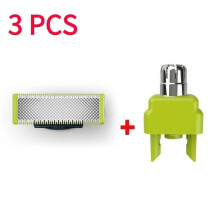 (3PCS) For Philips One blade Replacement Blade And Nose Hair Trimmer QP210 QP220 QP230 QP2520 QP2530 QP2527 QP2533 QP2630 QP6520 Electric Shaver