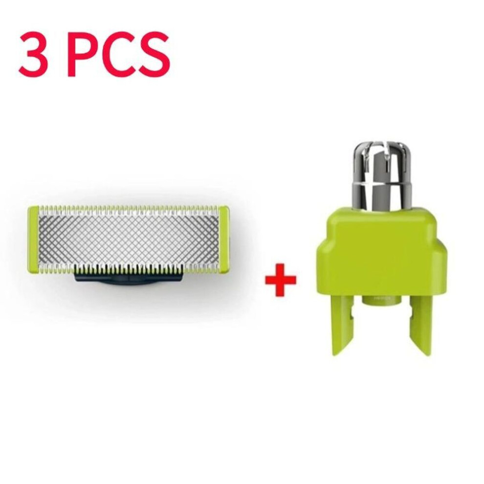 (3PCS) For Philips One blade Replacement Blade And Nose Hair Trimmer QP210 QP220 QP230 QP2520 QP2530 QP2527 QP2533 QP2630 QP6520 Electric Shaver