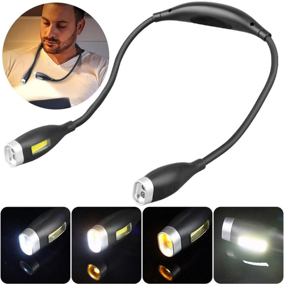Book Light Adjustable Brightness Led Night Light Rechargeable For Reading In Bed