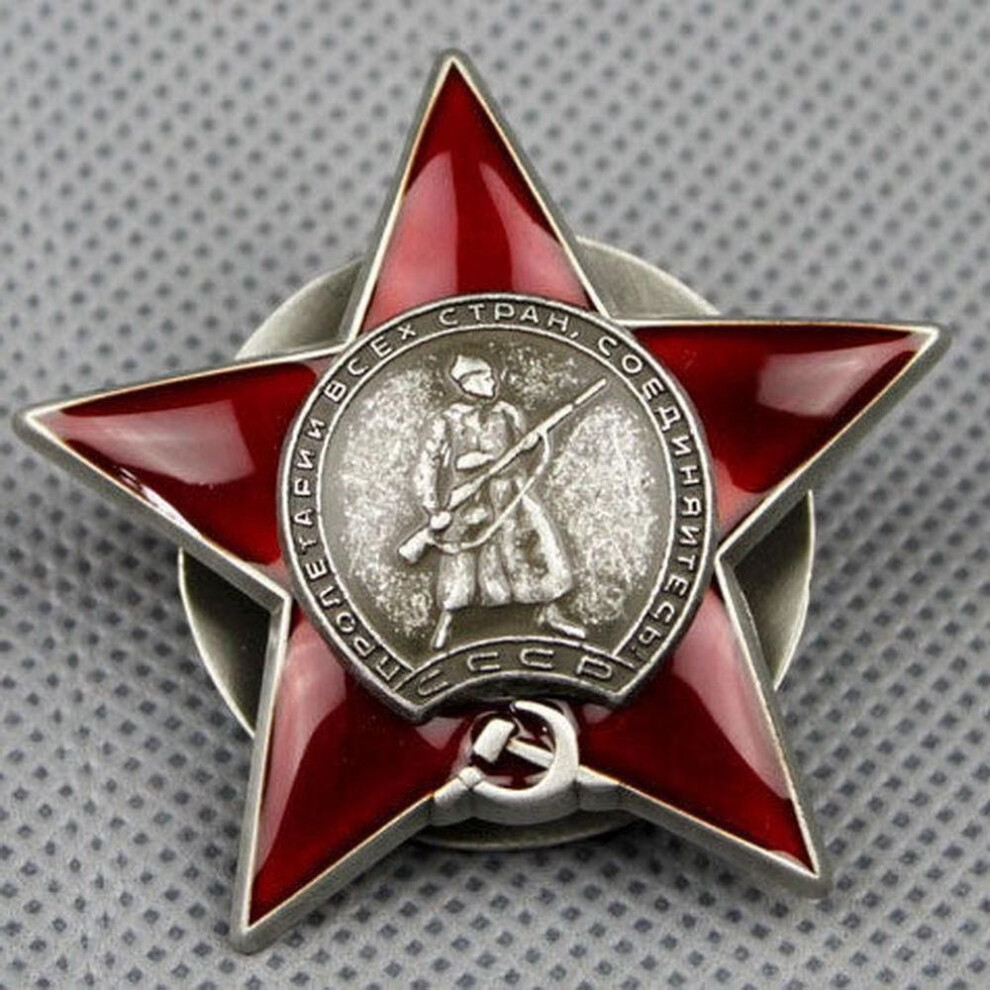 WWII Beautiful CCCP SOVIET RUSSIAN COMBAT ORDER Of THE RED STAR