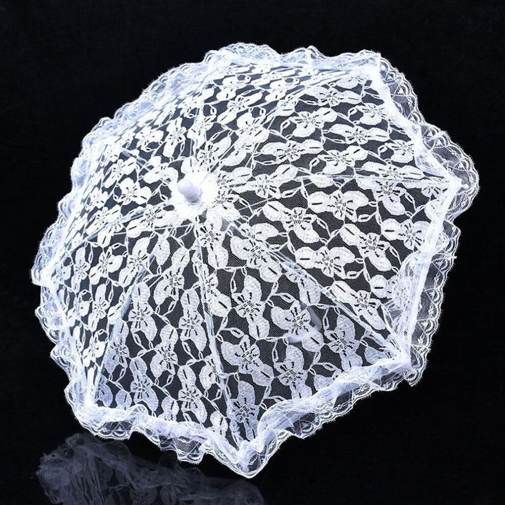 1PC Decoration Lace Photography Prop Umbrella Bride Handmade Vintage Kids
