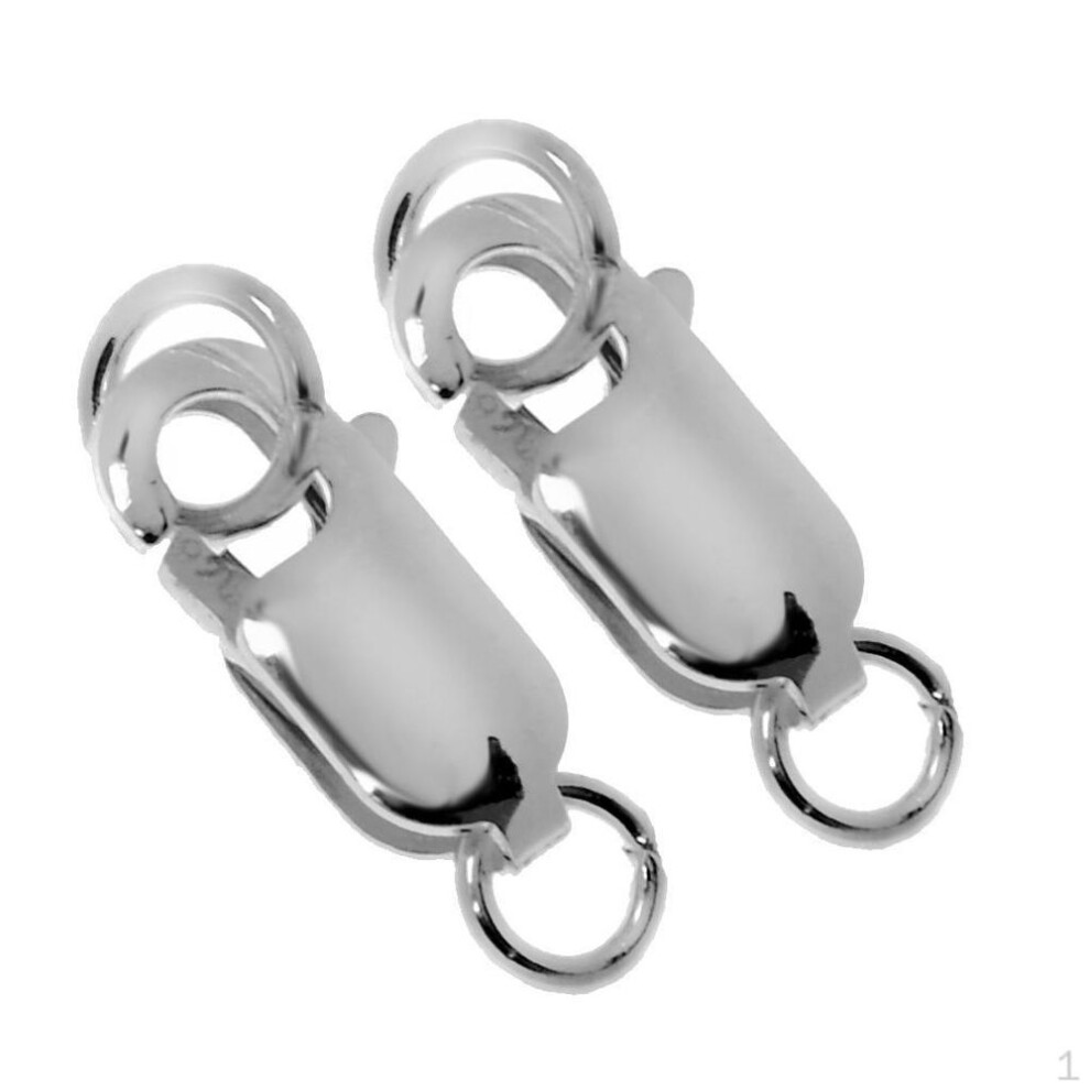 Circle 925 Sterling Silver Lobster Clasps Jewelry Accessories