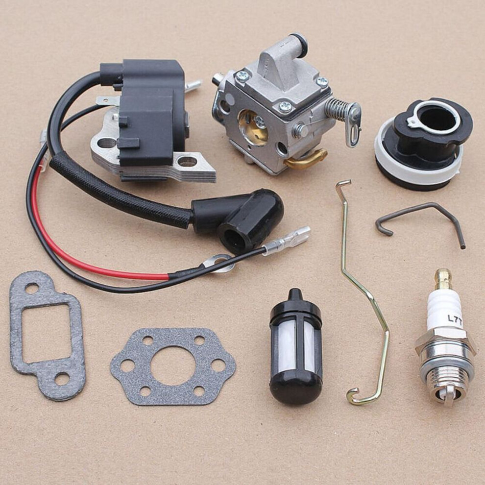 Carburetor Ignition Coil Fuel Flter Kit For Stihl 017 018 Ms170 Ms180 Chainsaw