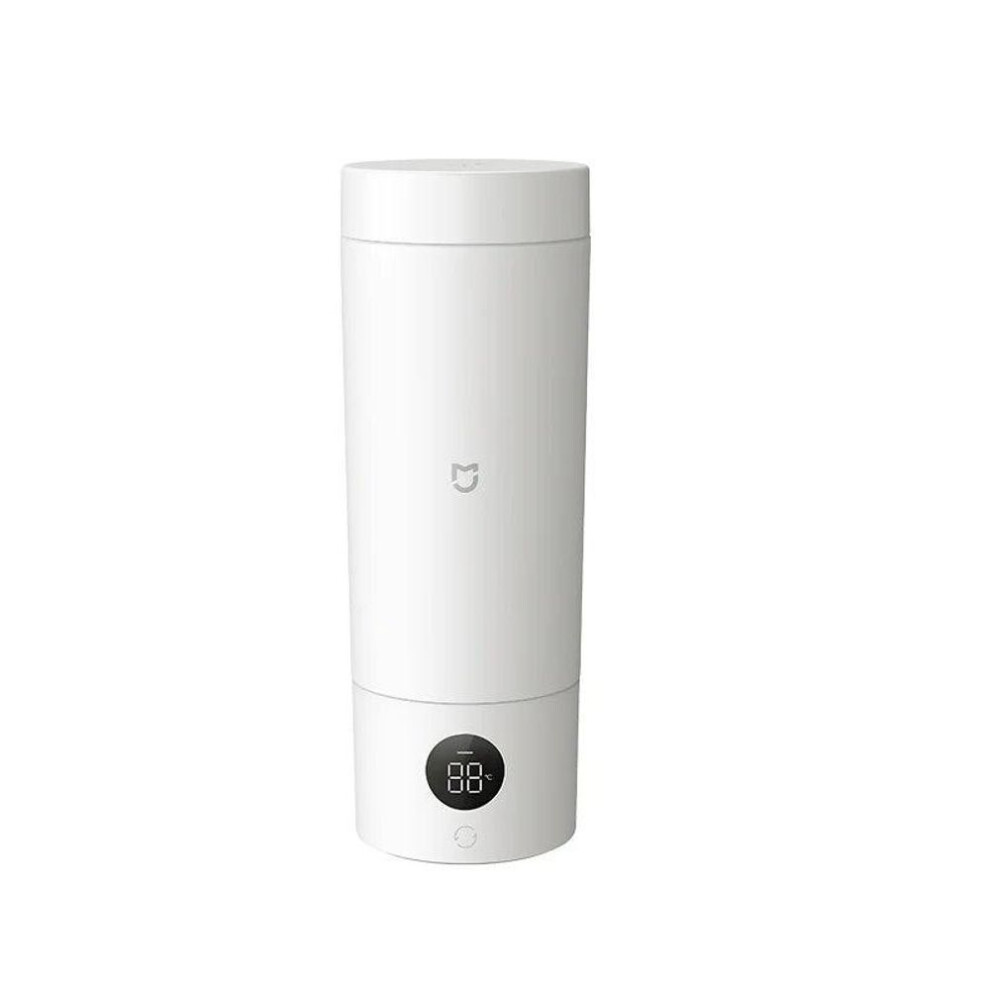 (white) Xiaomi Mijia Smart Portable Electric Heating Cup 2 Temperature LED Thermos 316 Stainless Steel Boiling Cup Kettle or Travel