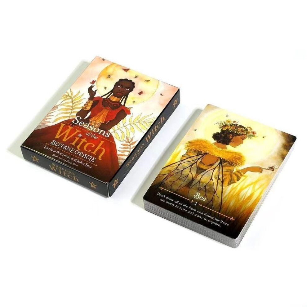 11*6.5cm Season Of Witch Oracle Cards Beltane Oracle 44 Cards