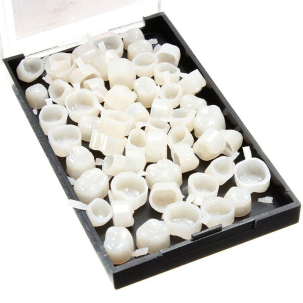 (Posterior teeth) 50pcs Dental Temporary Crown Veneers Front/posterior Teeth Synthetic Resin Teeth