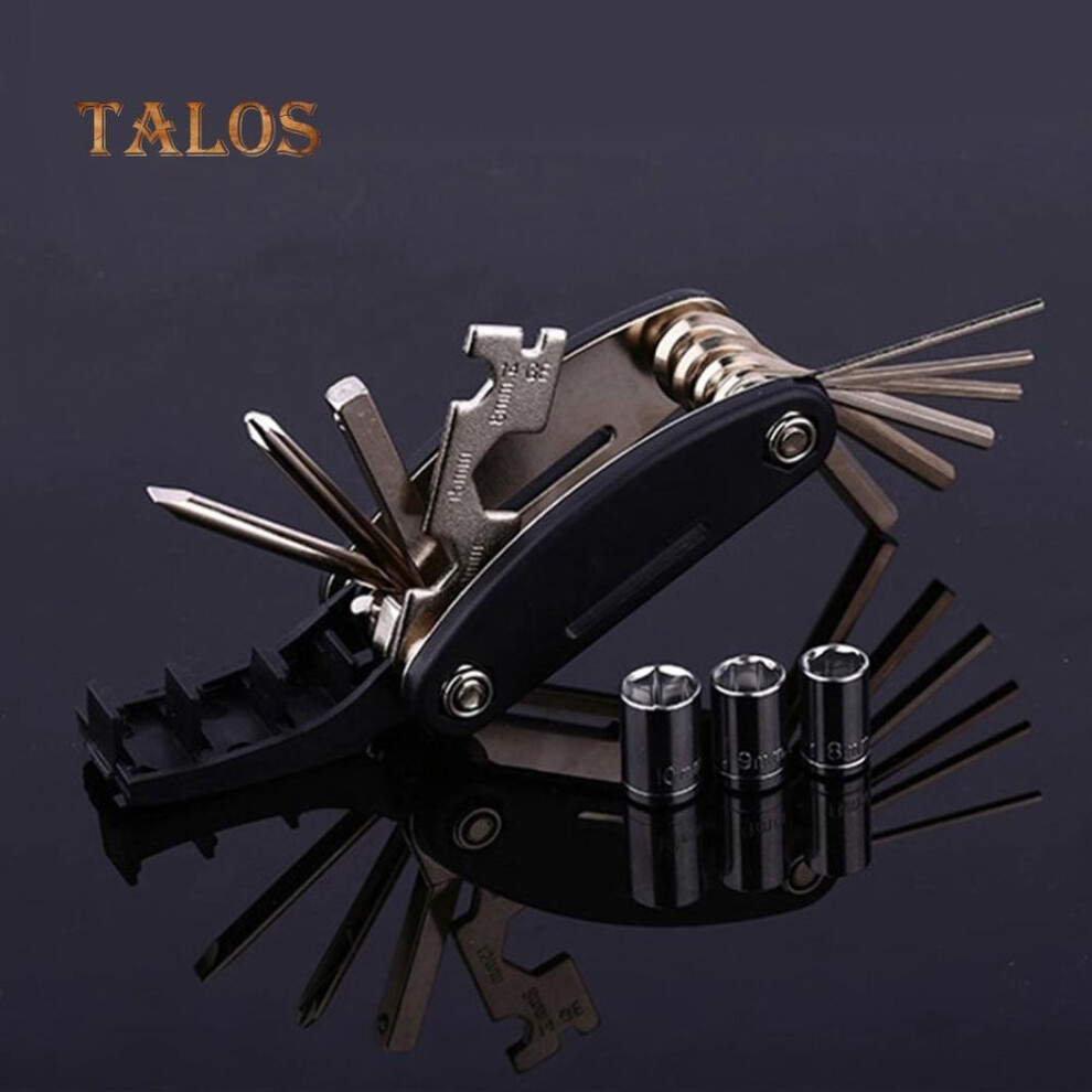 16in1 Bicycle Mountain Bike Repair Tool Kit Hex Spoke Wrench Screwdriver Set Sports