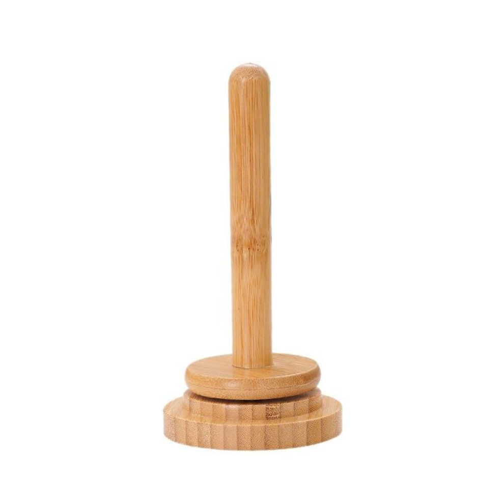 Desktop Yarn Spool Holder Simple Spool Storage Rack Rotating Ball Wooden Yarn Holder Spool Winder