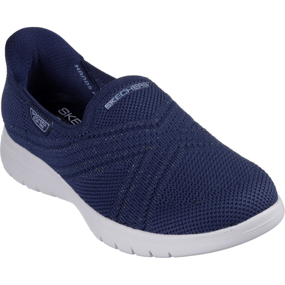 Skechers (Blue, 8 (Adults')) On-The-Go Flex Excellency Textile Women's Navy Trainers