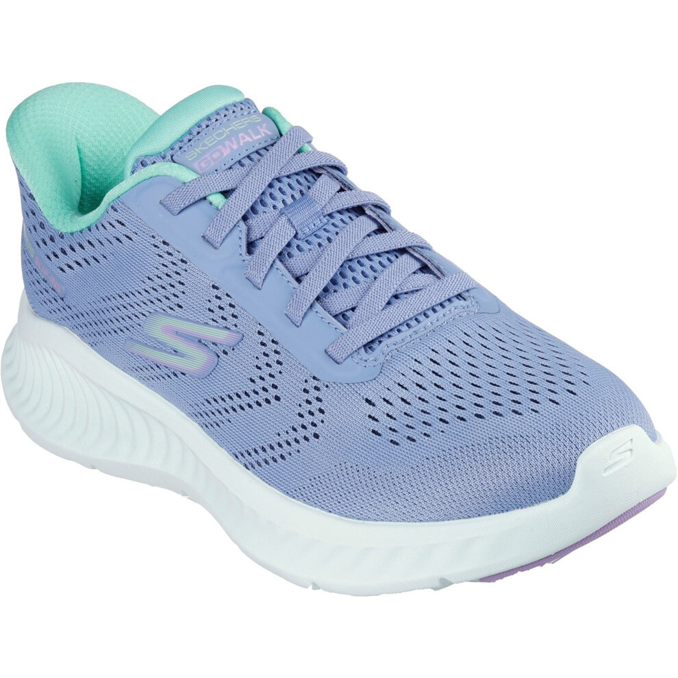 Skechers (, 4 (Adults')) Go Walk Now Khloe Textile Women's /Green Trainers Blue