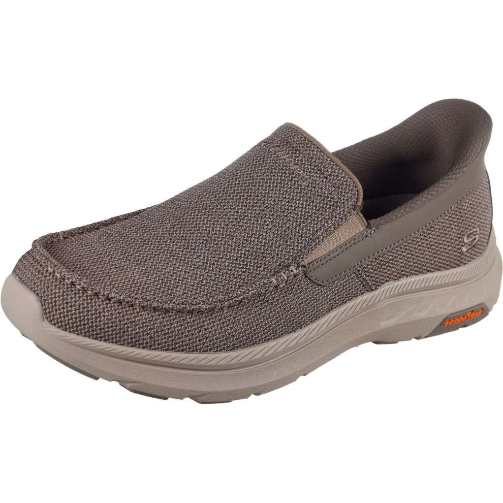 Men's Wide Fit Skechers 205451 Slip-ins Pollard Wilfred Shoes, Taupe / 7 / 2E - Image 2