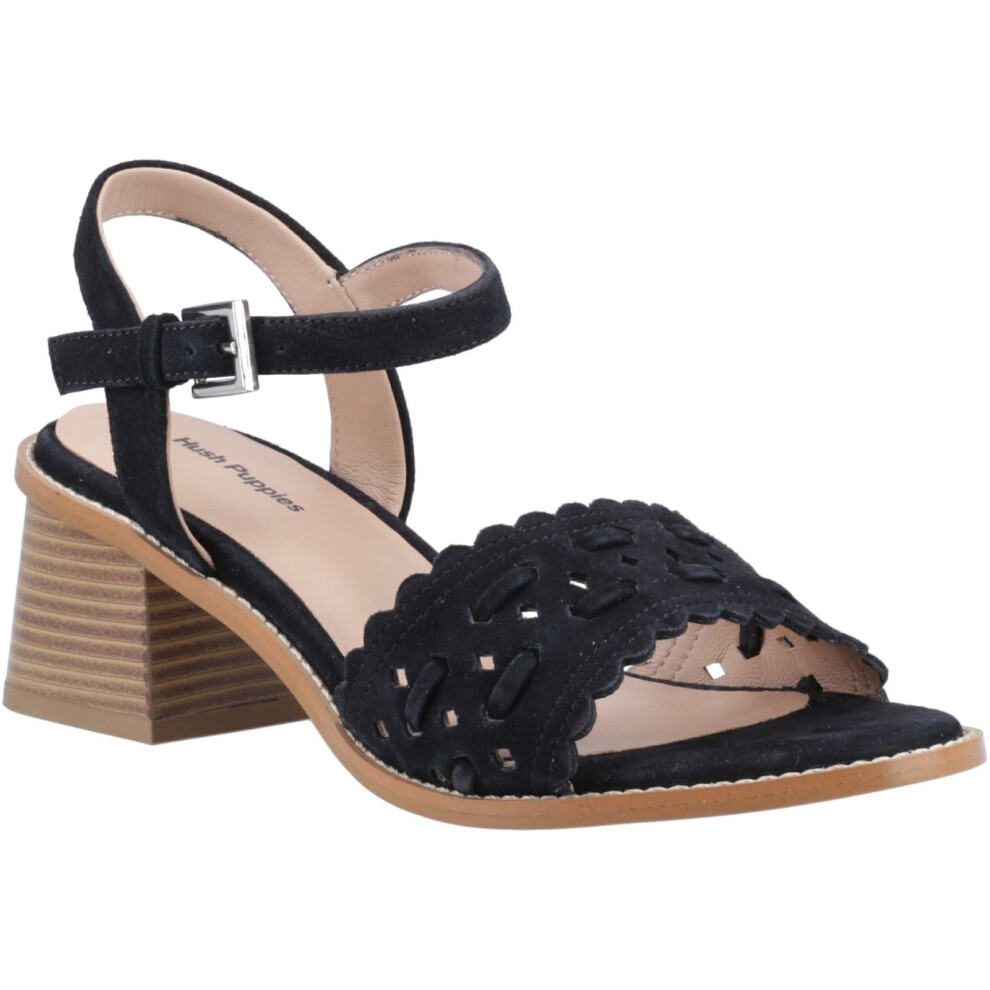 Hush Puppies (Black, 3 (Adults')) Lacie Suede Women's Black Sandals