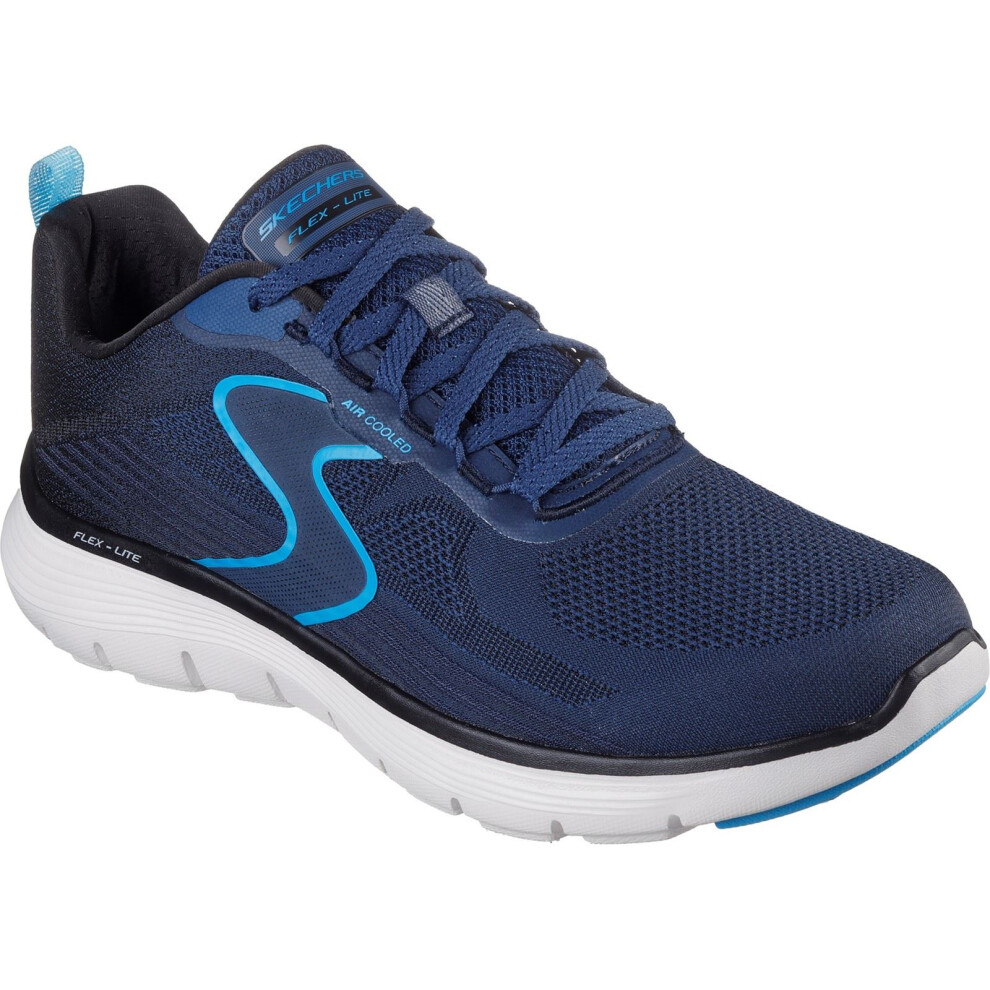 Skechers (Blue, 7 (Adults')) Flex Advantage 5.0 Spreelo Polyester Men's Navy/Blue Trainers