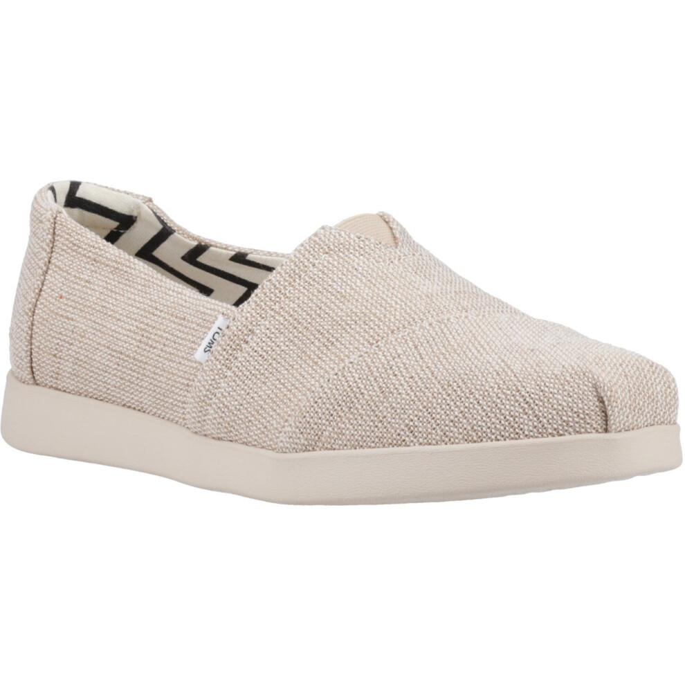 (Not Specified, 8 (Adults')) TOMS Alpargata Plus Jute Women's Natural Espadrilles