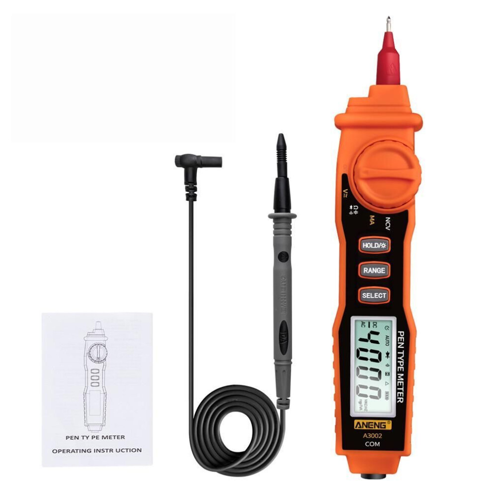 Aneng A3002 Digital Multimeter Pen Type 4000 Counts With Non Contact Ac/dc Voltage Resistance Diode Continuity Tester Tool