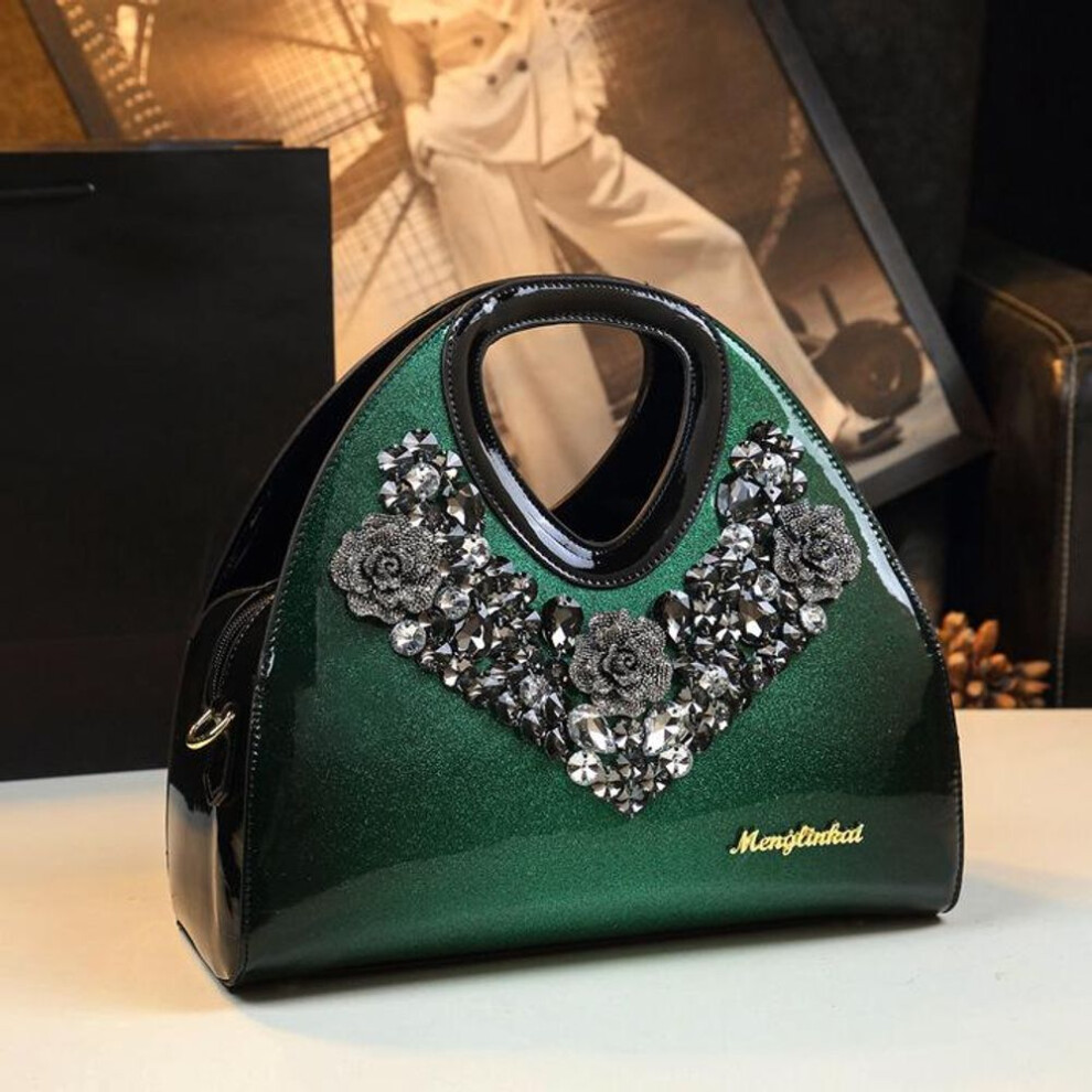 (green) 2023 New Temperament Fashion Western Messenger Bag