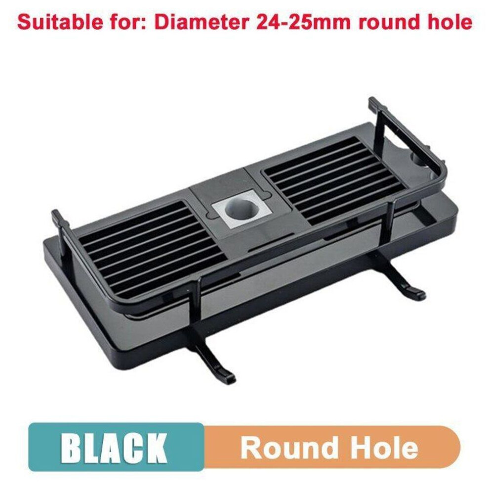 (black) Bathroom Shower Storage Holder  Shelves Shampoo Tray Stand No Drilling Lifting Bathroom Shower Storage Rack Organizer