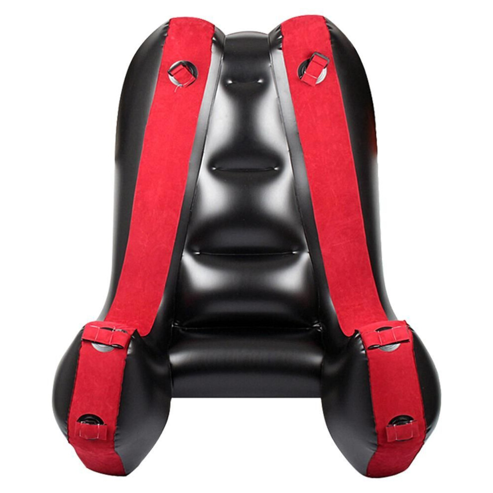 Split Leg Sofa Mat Flocking PVC Sex Chair Bed Inflatable Position Cushion Sex Furniture Aid Sex Toys For Couples Erotic Sex Tools For Couples Women